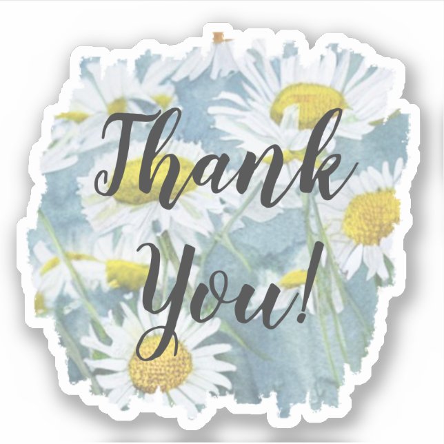 Sticker Merci Chamomile (Devant)