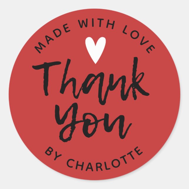 Sticker Merci d'entreprise (Devant)