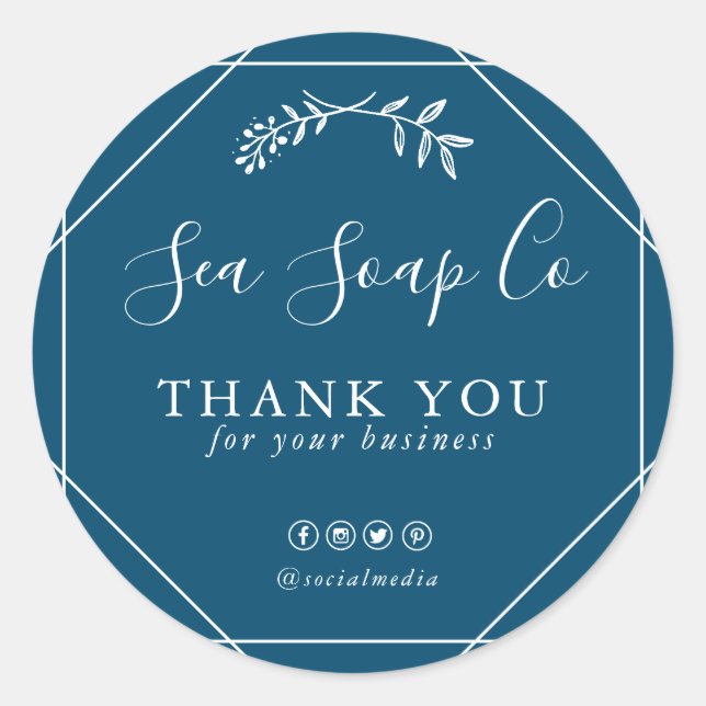 Sticker Merci | Entreprise (Devant)