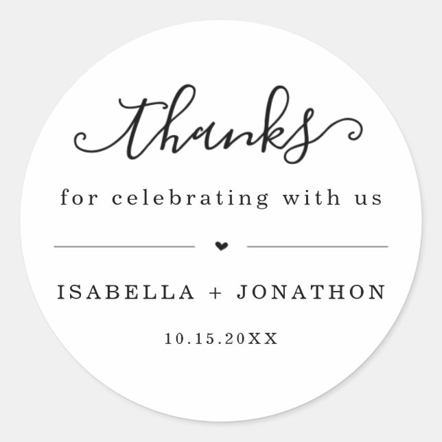 Sticker Merci Favor (Devant)