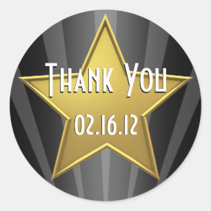 Sticker Merci Hollywood Star