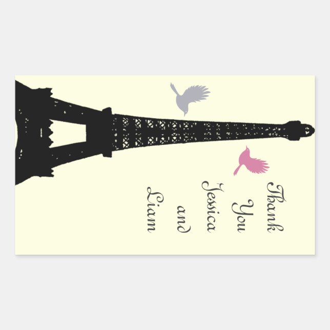 Sticker Merci Inséparable (blanc cassé) (Devant)