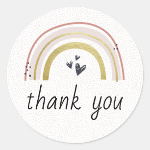 Sticker Merci Rainbow Party