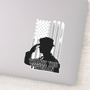 Sticker Merci vétéran