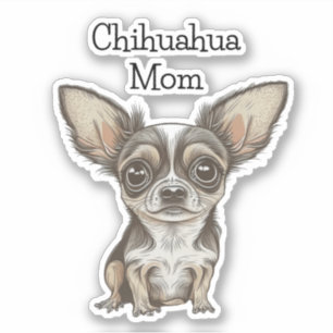 Sticker Mère de Chihuahua fière