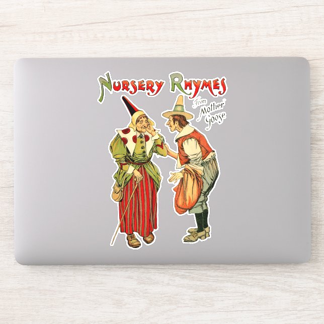 Sticker Mère Goose Vieux homme Nursery Rhymes art (Ordinateur)