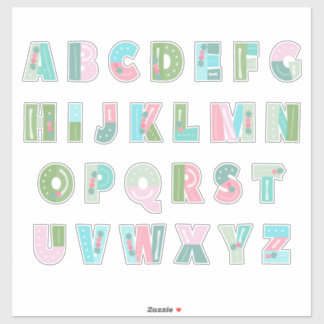 Sticker Merry Berry [alphabet majuscule]