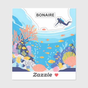 Sticker merveille naturelle de Bonaire