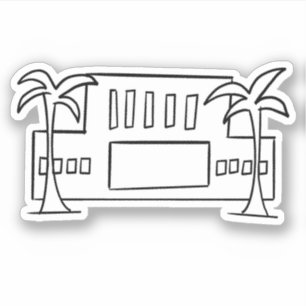 Sticker Mesa Arizona LDS temple simple contour mormon