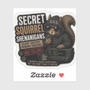 Sticker Mésaventures de l'Écureuil Secret