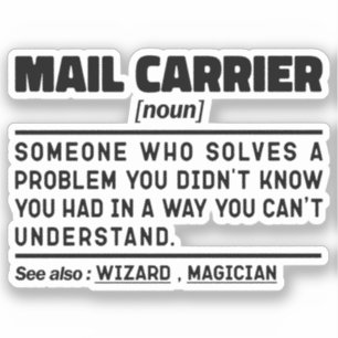 Sticker Messager de Cool de messagerie Noun Transporteur d