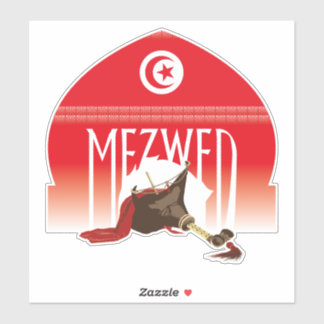 Sticker mezved - cornemuses tunisiennes