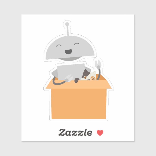 Sticker Mia dans la boîte (Feuille)