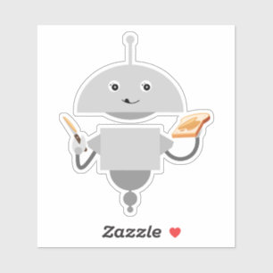 Sticker Mia fait du toast