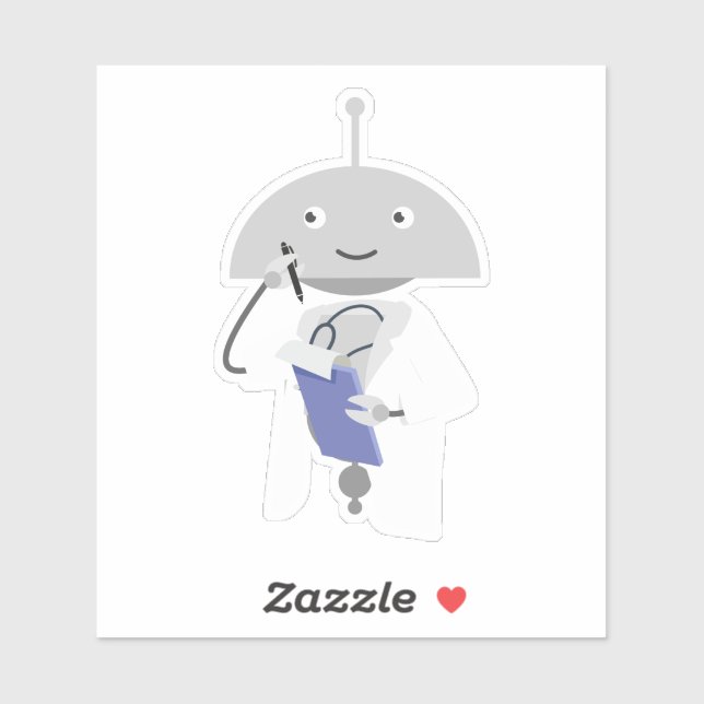 Sticker Mia médecin (Feuille)