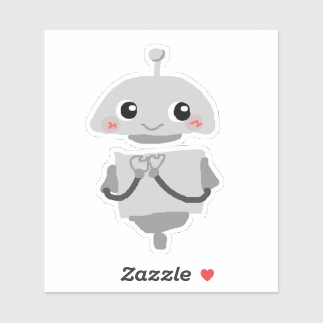 Sticker Mia mignonne (Feuille)