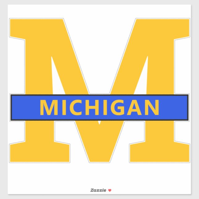 Sticker Michigan (Feuille)