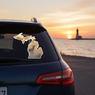 Sticker Michigan Wildlife - Elk