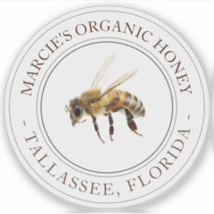 Sticker Miel Réaliste Bee Transparent Fenêtre auto autocol