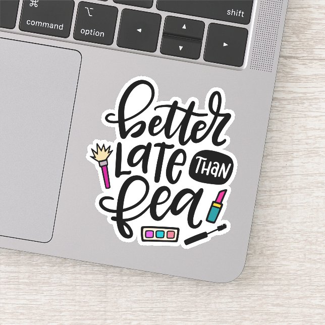 Sticker Mieux Tard Que Fea, Spanglish (Détail)