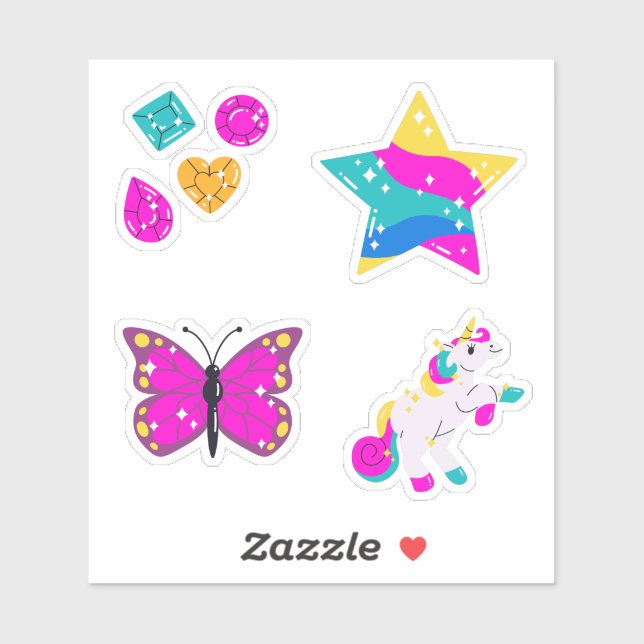 Sticker mignon (Feuille)
