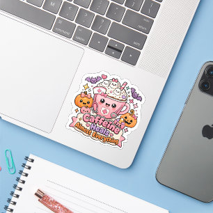 Sticker Mignon Kawaii Café Infirmière Docteur Médical Hall
