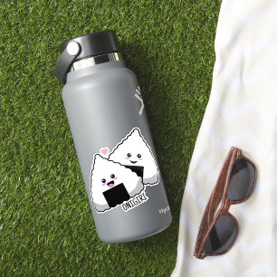Sticker Mignon Kawaii Onigiri Nourriture Japonaise