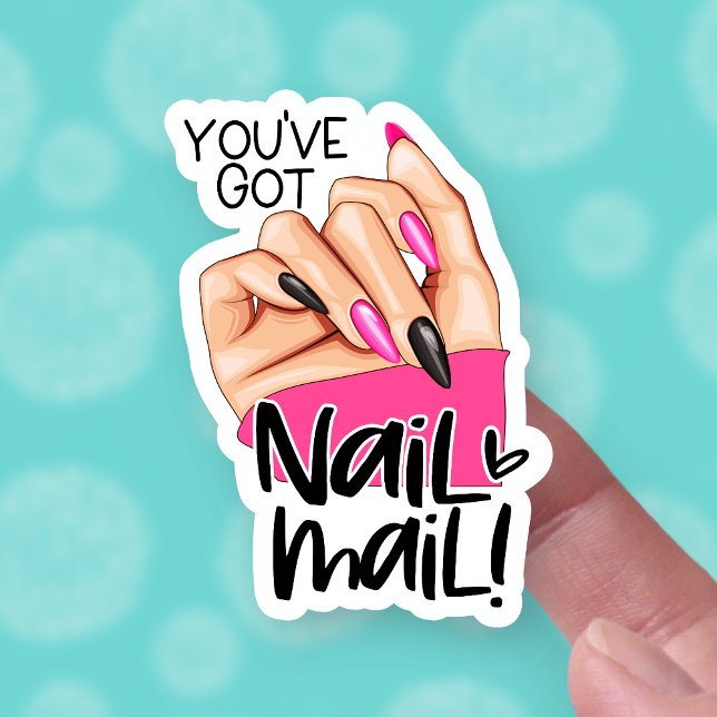 Sticker Mignonne Nail Mail Nailfie Poignée main Petite ent (Créateur téléchargé)