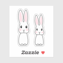 Sticker Mignons lapins