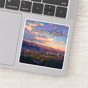 Sticker Mille Oaks Californie Los Angeles Ventura