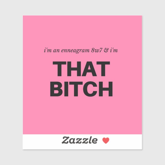 Sticker Millenneagram 8w7 (Feuille)