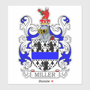 Sticker Miller Family Crest