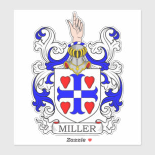 Sticker Miller Family Crest