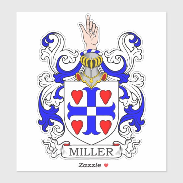 Sticker Miller Family Crest (Feuille)
