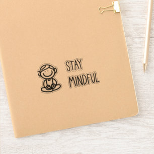 Sticker Mindfult noir et blanc