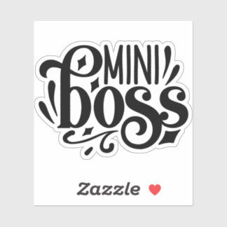 Sticker Mini Boss, chef de bébé