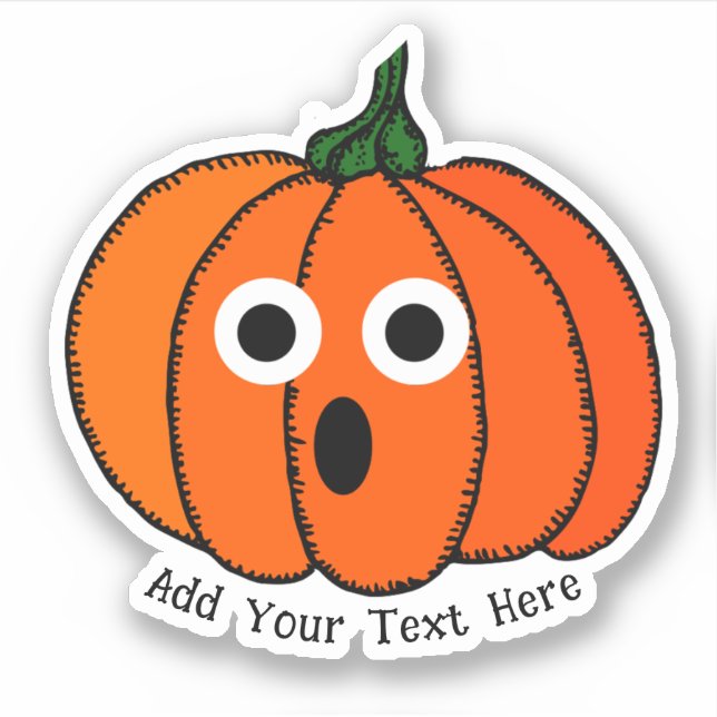 Sticker Mini Pumpkin Halloween (Devant)