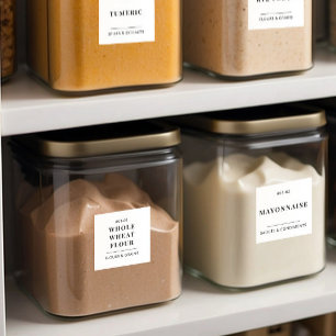 Sticker Miniature de cuisine minimaliste Organisation de s