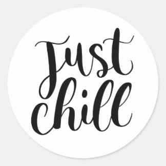 Sticker Minimaliste Calligraphie pour Journalisati