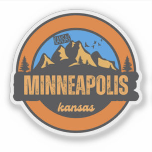 Sticker Minneapolis, Kansas