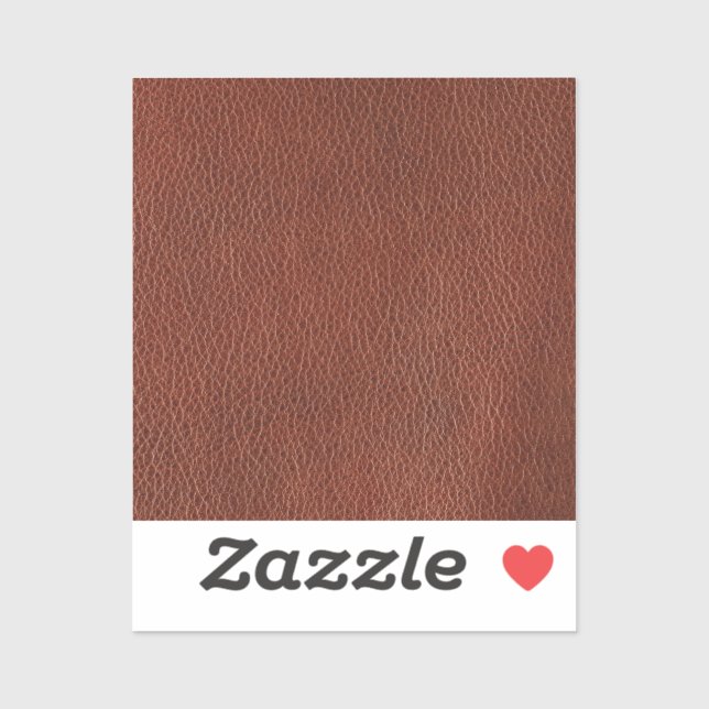 Sticker Minuscule en cuir 2 po x 2 po (Feuille)