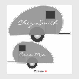 Sticker Minuscule remorque Teardrop Thunder_Cove