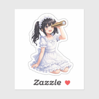 Sticker Mirabella Explorant – Personnage joli de kaléidosc