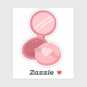 Sticker miroir compact