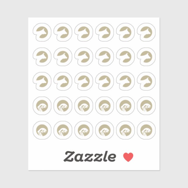 Sticker Mix Beef Fish Wedding Place Meal Choice  (Feuille)