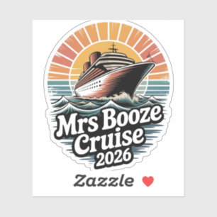 Sticker Mme Croisière Alcool 2026 Couples Correspondants