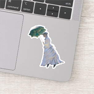 Sticker Mme Monet est emportée par le vent