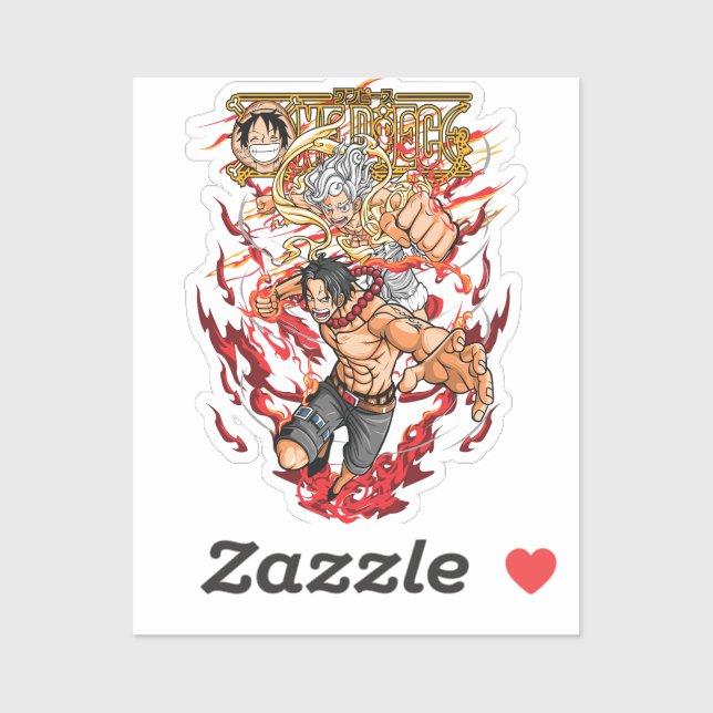 Sticker Mnagá One Piece (Feuille)