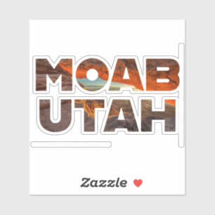 Sticker Moab Utah Arches NP