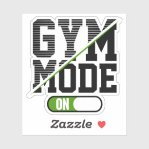 Sticker Mode Gym Sur L'Entraînement Gym